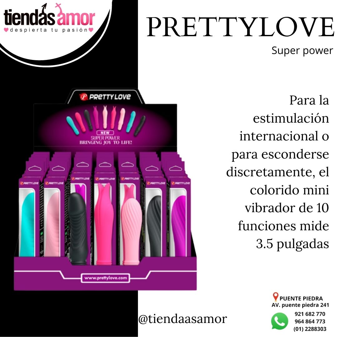 PRETTYLOVE SUPER POWER BALA VIBRADORA